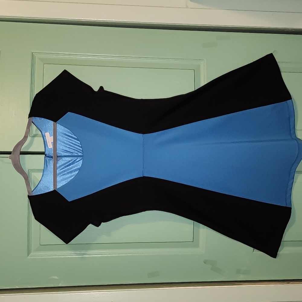 Color Block New York & Co Cute Little Dress (Size M) EUC